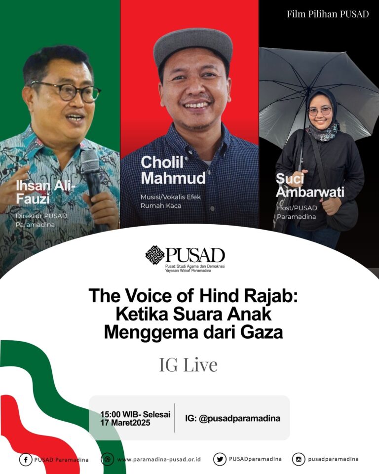 PUSAD Paramadina | [LIVE INSTAGRAM] The Voice of Hind Rajab: Ketika ...
